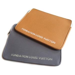 パリ限定！LOUIS VUITTON/ルイヴィトン美術館/ノートパソコンケース タブレットケース 15インチラップトップケース/小物ポーチ/FONDATION LOUIS VUITTON｜orangecake