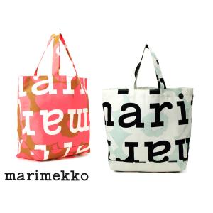 2022年モデル/マリメッコ（marimekko）Ahkera Unikko Logo bag トートバッグ ロゴ＆ウニッコ柄エコバッグ/091011