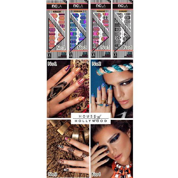 メール便送料無料/NCLA×House of Hollywoodネイルシール/ネイルラップ/NAIL...