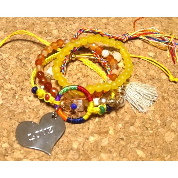 メール便送料無料 OrangeCandy オレンジキャンディー パワーストーンブレスレット カーネリ...