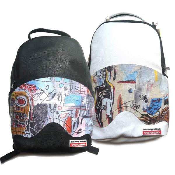 リュック型キーポーチプレゼント/スプレーグラウンド(Sprayground)BASQUIAT BLA...