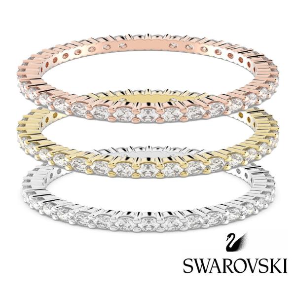 スワロフスキー（SWAROVSKI）Vittoreリング 指輪 1mm 華奢 極細リング ジュエリー...