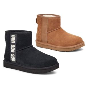 クリアランス/UGG（アグ）ロゴ入りムートンブーツ クラシック ミニ サイドロゴ W CLASSIC MINI SIDE LOGO 1122558｜orangecake