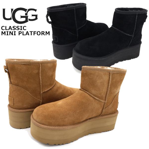 UGG アグ ムートンブーツ クラシックミニ プラットフォーム 厚底 ショートブーツ Classic...