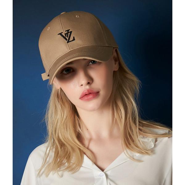 正規販売店/VARZAR バザール キャップ 韓国ブランド CAP 紫外線対策 帽子 ベージュ 3D...