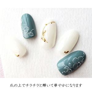 10個入りメタルパーツ スタッズ オーバル ゴ...の詳細画像4