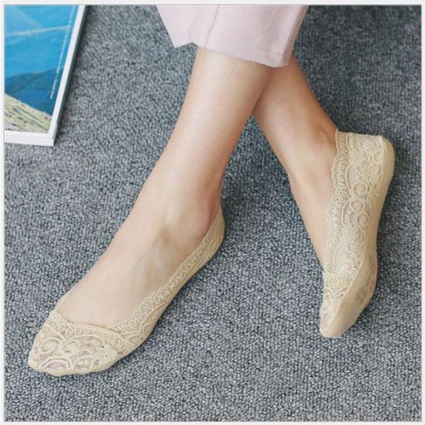 5足セット 脱げない ズレない フットカバー パンプスソックス オールシーズン 靴下 レディース レ...