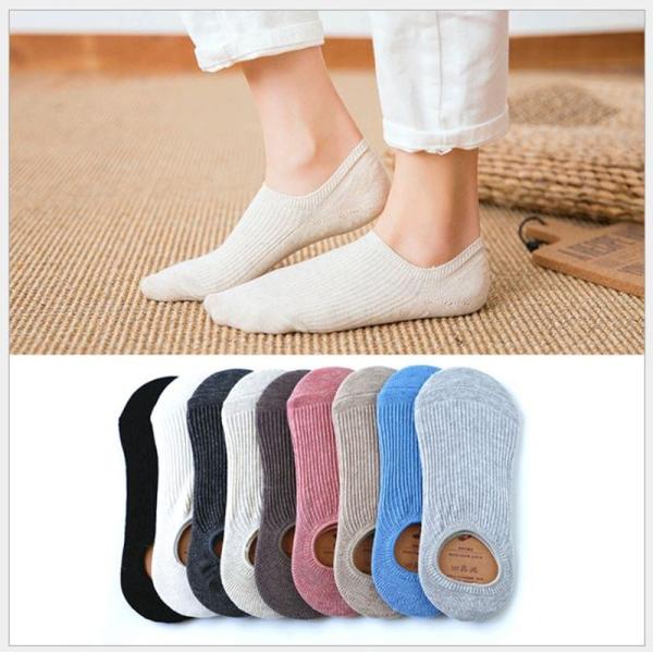 5足セット カバーソックス 脱げない ズレない フットカバー パンプスソックス オールシーズン 靴下...