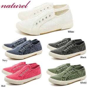 naturel NT502 ナチュレ スリッポン 2way キャンバス スニーカー メンズ レディース