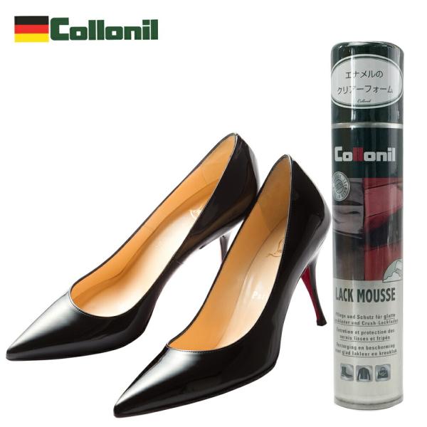 エナメル用 クリーナー コロニル Collonil ラックムース 200ml 汚れ落し ツヤ出し