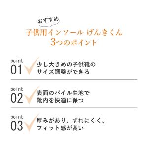 キッズインソール げんきくん 16-22cm ...の詳細画像1
