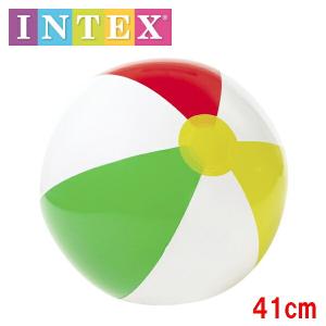 INTEX ビーチボール 41cm 定番カラー海やプールに！ネコポス便は送料無料　