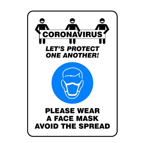 コロナウイルス感染予防対策 プラスチックプレート 看板 ネコポスは送料無料