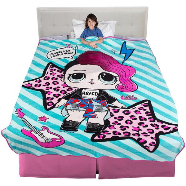超ビッグサイズ L.O.L. Surprise! lolサプライズ ふわふわフリースブランケット フ...