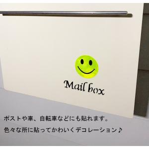 リフレクタースマイルステッカー4枚シート 反射シールの詳細画像4