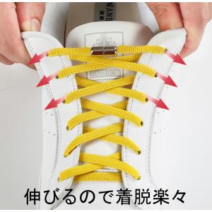 20カラー平型タイプ 結ばない靴紐 結ばない靴...の詳細画像2