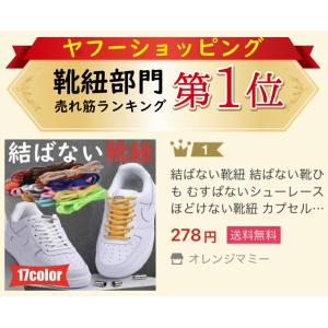 ポイント10倍 結ばない靴紐 結ばない靴ひも ...の詳細画像1