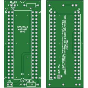 Z80 コンパクトフラッシュアダプター ボード (KZ80_CF) 専用プリント