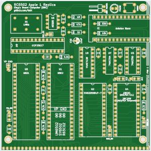 ボード Z80 128kB RAM/16k ROM ボード (KZ80_1MSRAM REV3) 専用プリント基板
