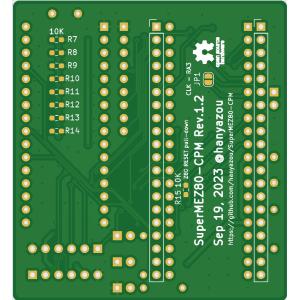 SuperMEZ80-CPM専用プリント基板の詳細画像1