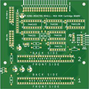 MSXを作ろう(3)-KZ80シリーズMSX カートリッジスロットボード(KZ80-MSXCTRG) 専用プリント基板｜orangepicoshop