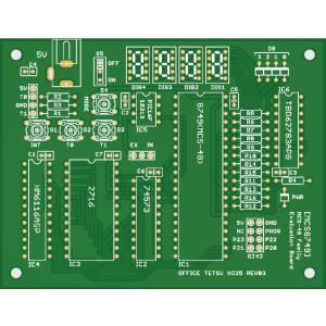 Z80 FM音源 YM2151 ボード (KZ80_YM2151) 専用プリント基板 : オレンジ