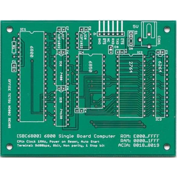 SBC6800専用プリント基板