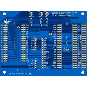 EMUZ80_RP2040_PCB(青)の商品画像