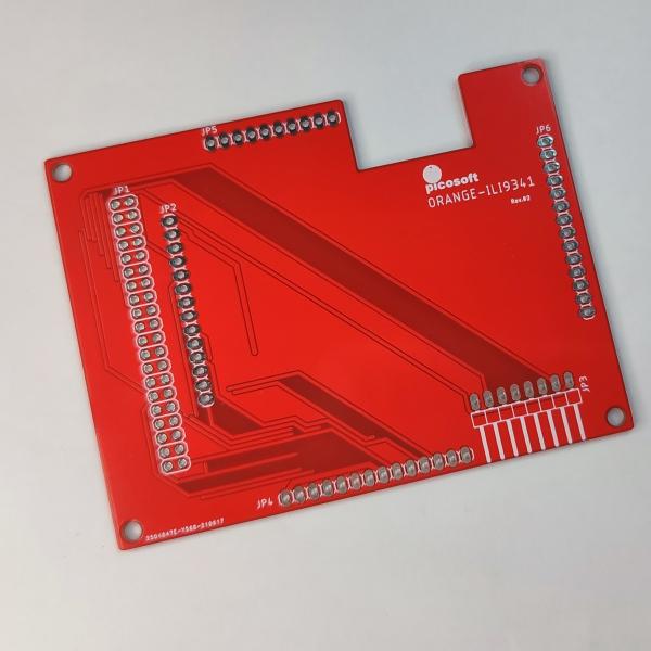 ILI9341液晶ボード専用プリント基板