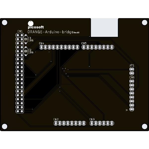 ORANGE-BUS-Arduinoブリッジ専用プリント基板