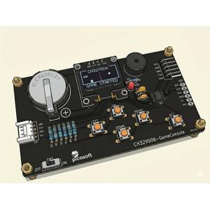 CH32-GameConsole専用プリント基板(黒)の商品画像