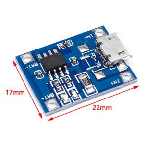 リチウムイオン電池18650用充電基板(typ...の詳細画像1