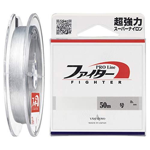 ヤマトヨテグス(YAMATOYO) ハリス ファイター ナイロン 50m 18号 60lb クリア