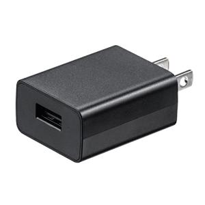 サンワサプライ(Sanwa Supply) USB充電器 USB A×1ポート(1A) USBアダプター/コンセント ブラック ACA-IP86