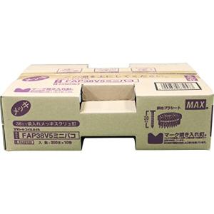 MAX PS連結釘 ミニバコ 38mm 200本×10巻入 FAP38V5