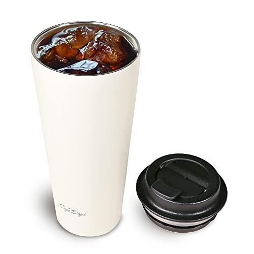 アイリスオーヤマ タンブラー 水筒 カフェデイズ 470ml ごくごく飲める飲み口 洗いやすい設計 ...