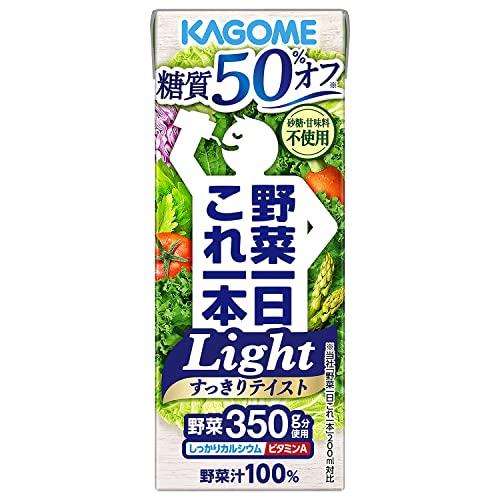 カゴメ 野菜一日これ一本Light(糖質50% オフ)200ml ×24本