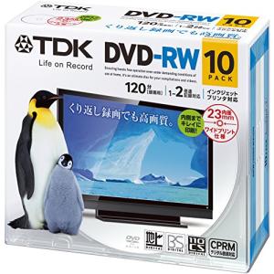 TDK 録画用DVD-RW デジタル放送録画対応(CPRM) 1-2倍速 インクジェットプリンタ対応...