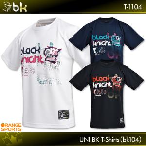 ブラックナイト バドミントンTシャツ BKTシャツ(bk104) T-1104 ユニ 男女兼用 バドミントン テニス スカッシュ Ｔシャツ スポーツウェア black knight