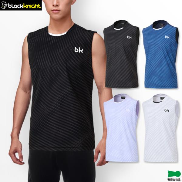 ブラックナイト バドミントン ノースリーブ ゲームウェア T-5554U ユニ 男女兼用 ゲームシャ...