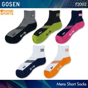 ゴーセン メンズ ショートソックス F2002 メンズ 男性用