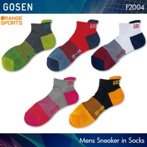 ゴーセン メンズ スニーカーインソックス F2004 メンズ