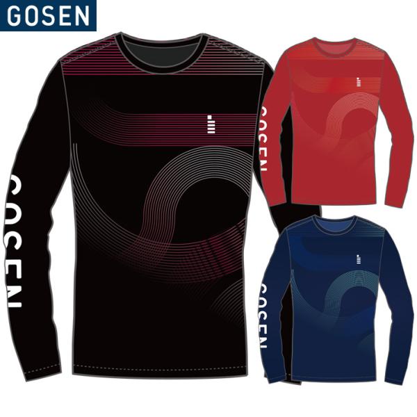 ゴーセン バドミントン 昇華ロングスリーブTシャツ(2024秋企画限定Tシャツ) JPT48 ユニ ...