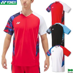 ヨネックス バドミントン ゲームシャツ(フィットスタイル) 10572 メンズ 男性用 ゲームウェア ユニフォーム テニス ソフトテニス｜orangesports