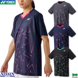 YONEX 10321 ユニゲームシャツ　ヨネックス　Ｌユニフォーム YONEX 10321 ユニゲームシャツ(フィットスタイル) ウェア(ユニ