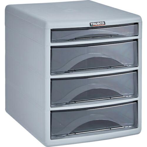 【SALE価格】TRUSCO プラスチックレターケース A4浅型1段、深型3段 ( PA4-SW4 ...