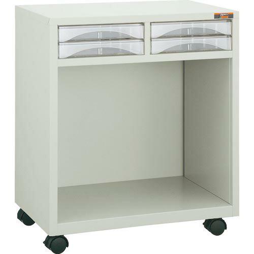 【SALE価格】TRUSCO 収納ケース キャスター付 上側浅型4個付 ( DM-A4S2-C (キ...