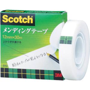 【SALE価格】3M メンディングテープ 12mmX30m 巻芯径25mm ( 810-1-12 ) スリーエム ジャパン(株)文具・オフィス事業部｜orangetool