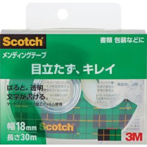 【SALE価格】3M メンディングテープディスペンサー付 18mmX30m 巻芯径25mm ( 810-1-18D ) スリーエム ジャパン(株)文具・オフィス事業部｜orangetool