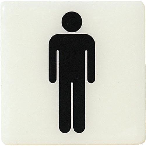 【SALE価格】光 ルミノーバ蓄光サイン男マーク ( LU881-1 )